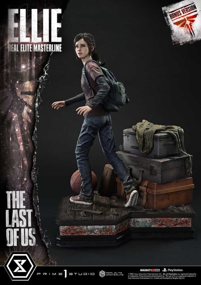 The Last of Us (Part I) Real Elite Masterline Estatua 1/4 Ellie Bonus Version 46 cm