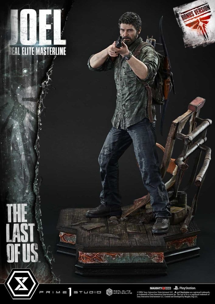 The Last of Us (Part I) Real Elite Masterline Estatua 1/4 Joel Bonus Version 52 cm