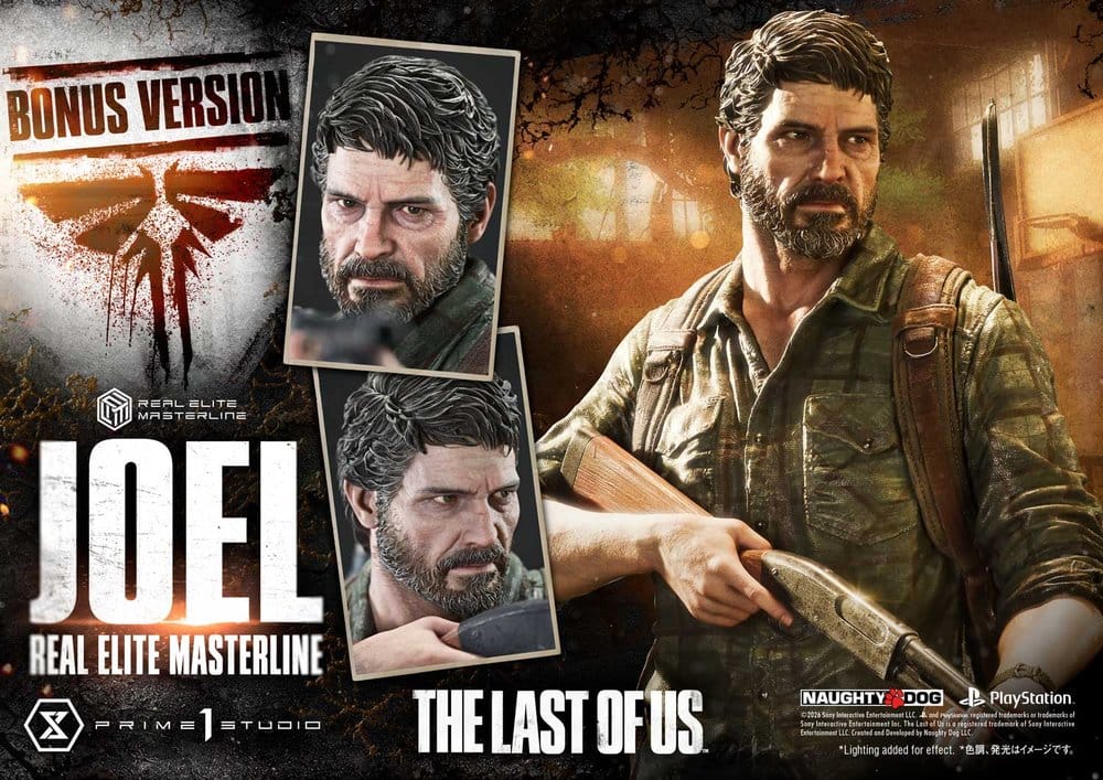 The Last of Us (Part I) Real Elite Masterline Estatua 1/4 Joel Bonus Version 52 cm