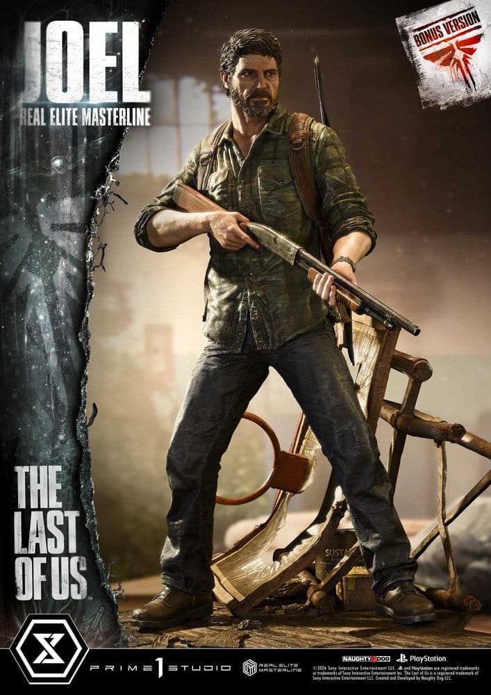 The Last of Us (Part I) Real Elite Masterline Estatua 1/4 Joel Bonus Version 52 cm
