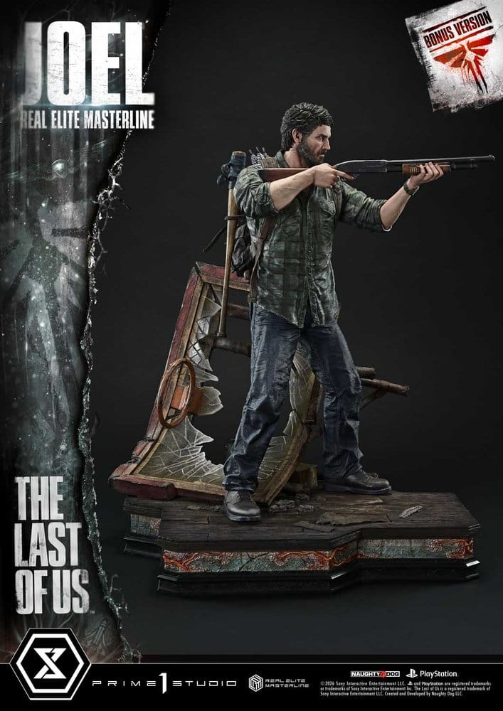 The Last of Us (Part I) Real Elite Masterline Estatua 1/4 Joel Bonus Version 52 cm