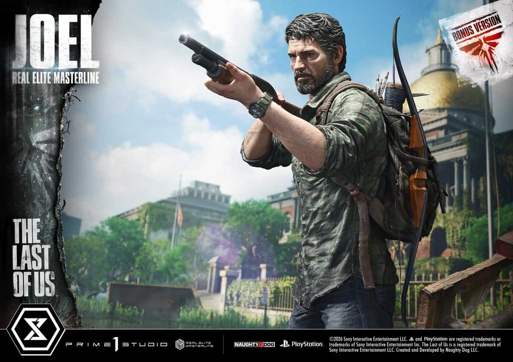 The Last of Us (Part I) Real Elite Masterline Estatua 1/4 Joel Bonus Version 52 cm