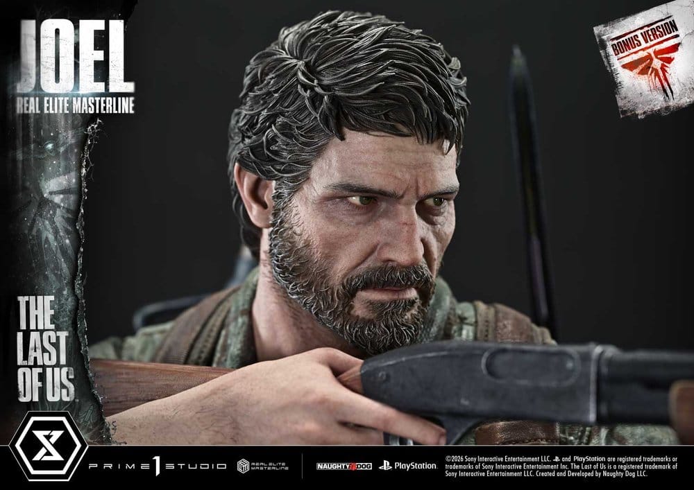 The Last of Us (Part I) Real Elite Masterline Estatua 1/4 Joel Bonus Version 52 cm