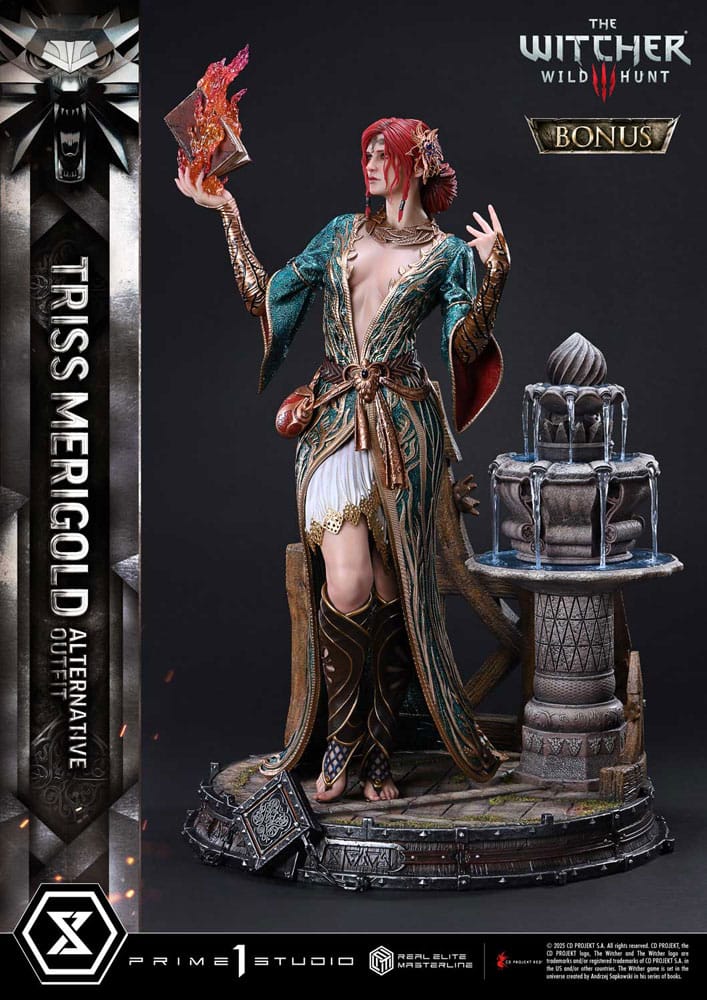 The Witcher 3: Wild Hunt Estatua Real Elite Masterline Series 1/4 Triss Merigold Bonus Version 52 cm - Z POP Toys