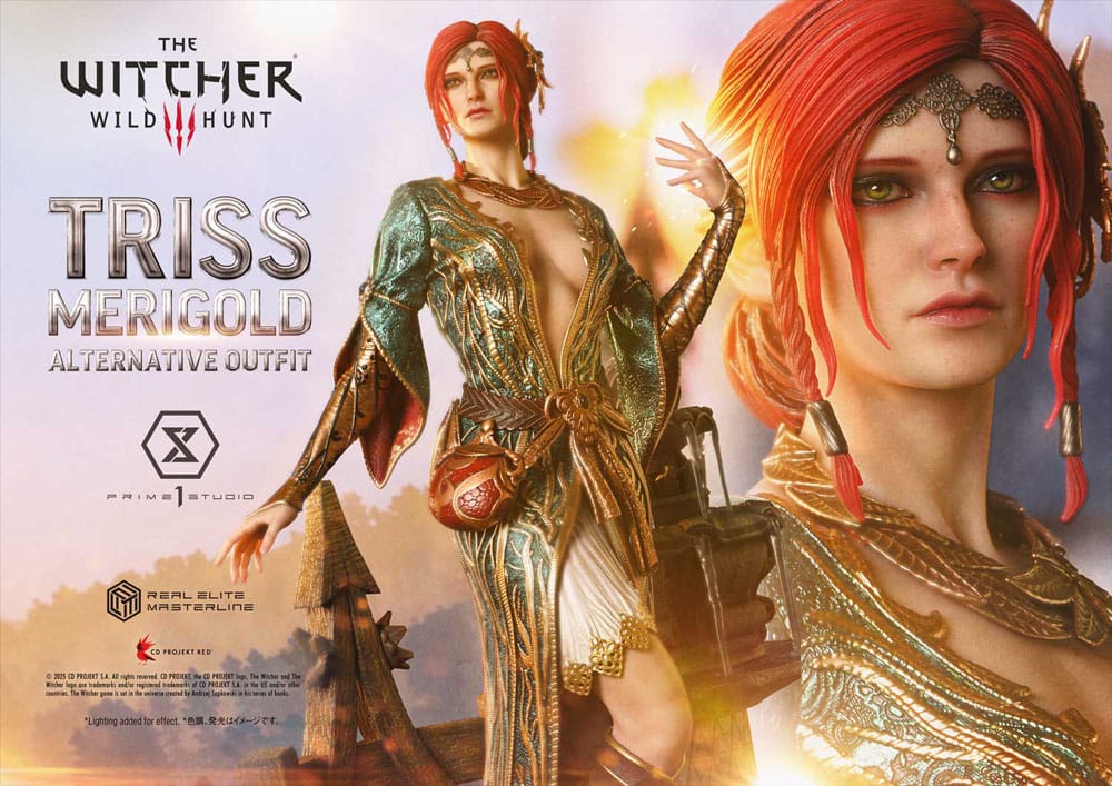 The Witcher 3: Wild Hunt Estatua Real Elite Masterline Series 1/4 Triss Merigold Bonus Version 52 cm - Z POP Toys