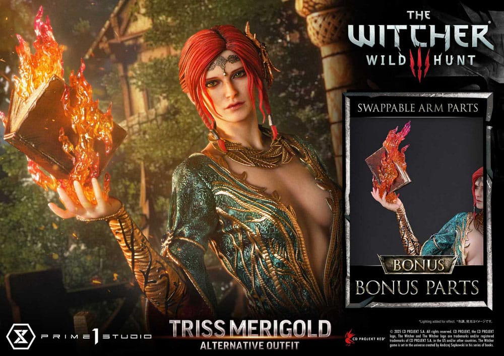 The Witcher 3: Wild Hunt Estatua Real Elite Masterline Series 1/4 Triss Merigold Bonus Version 52 cm - Z POP Toys