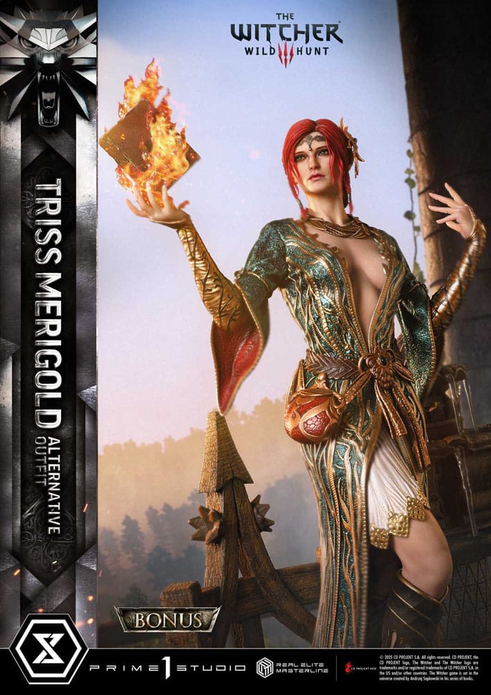 The Witcher 3: Wild Hunt Estatua Real Elite Masterline Series 1/4 Triss Merigold Bonus Version 52 cm - Z POP Toys