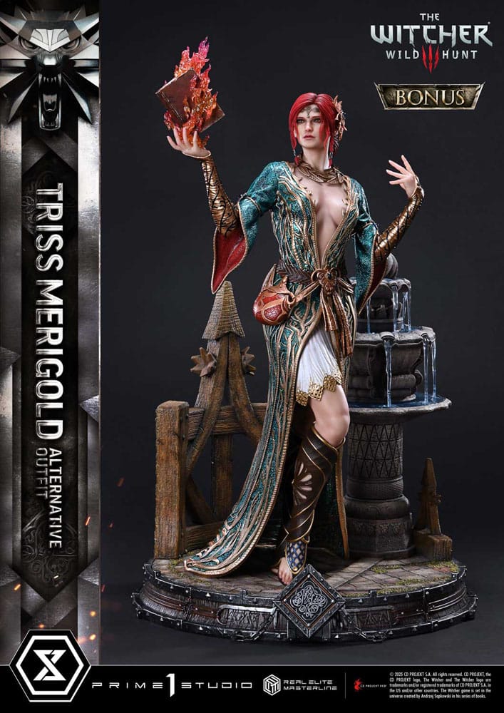 The Witcher 3: Wild Hunt Estatua Real Elite Masterline Series 1/4 Triss Merigold Bonus Version 52 cm - Z POP Toys