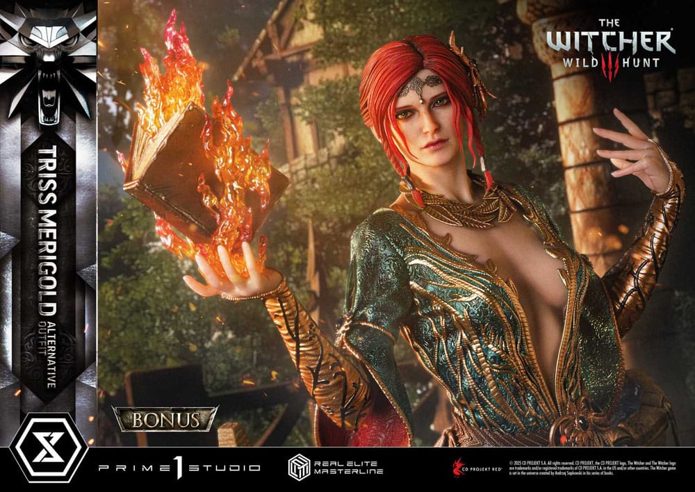 The Witcher 3: Wild Hunt Estatua Real Elite Masterline Series 1/4 Triss Merigold Bonus Version 52 cm - Z POP Toys