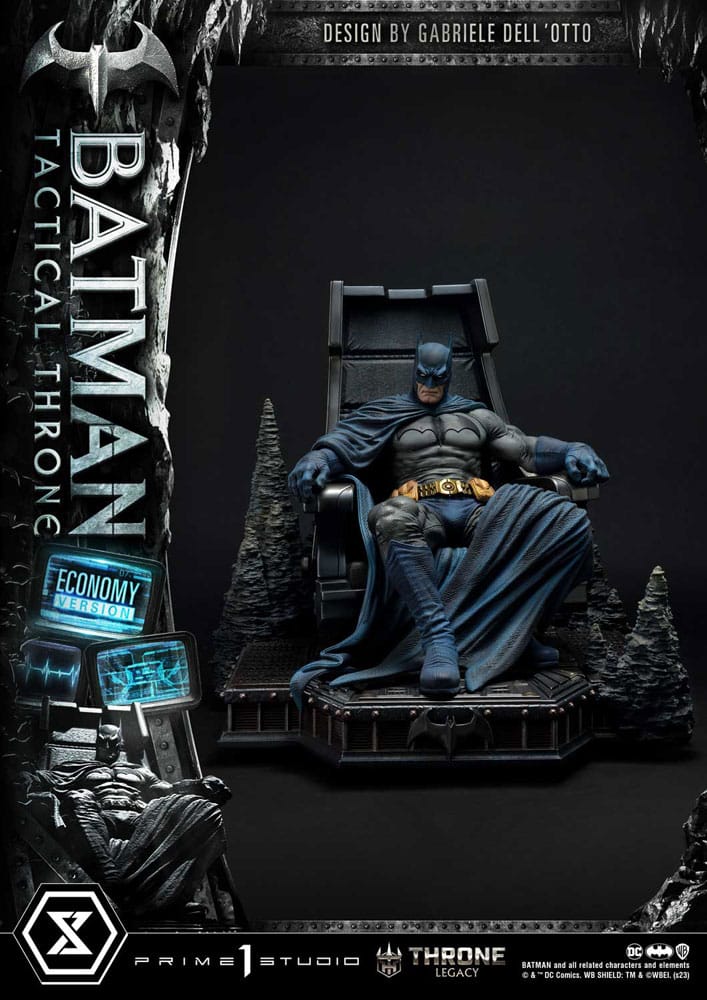 DC Comics Estatua 1/3 Throne Legacy Collection Batman Tactical Throne Economy Version 46 cm - Z POP Toys