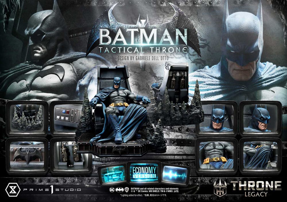 DC Comics Estatua 1/3 Throne Legacy Collection Batman Tactical Throne Economy Version 46 cm - Z POP Toys