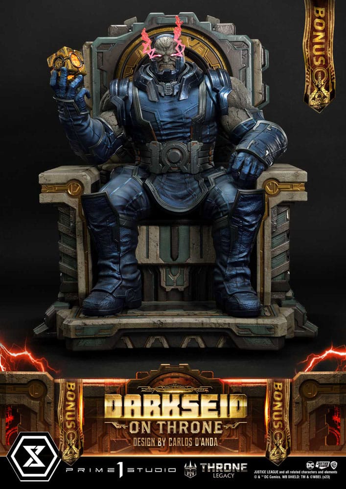 Throne Legacy Series Estatua 1/4 Justice League (Comics) Darkseid on Throne Design by Carlos D'Anda Deluxe Bonus Version 65 cm - Z POP Toys