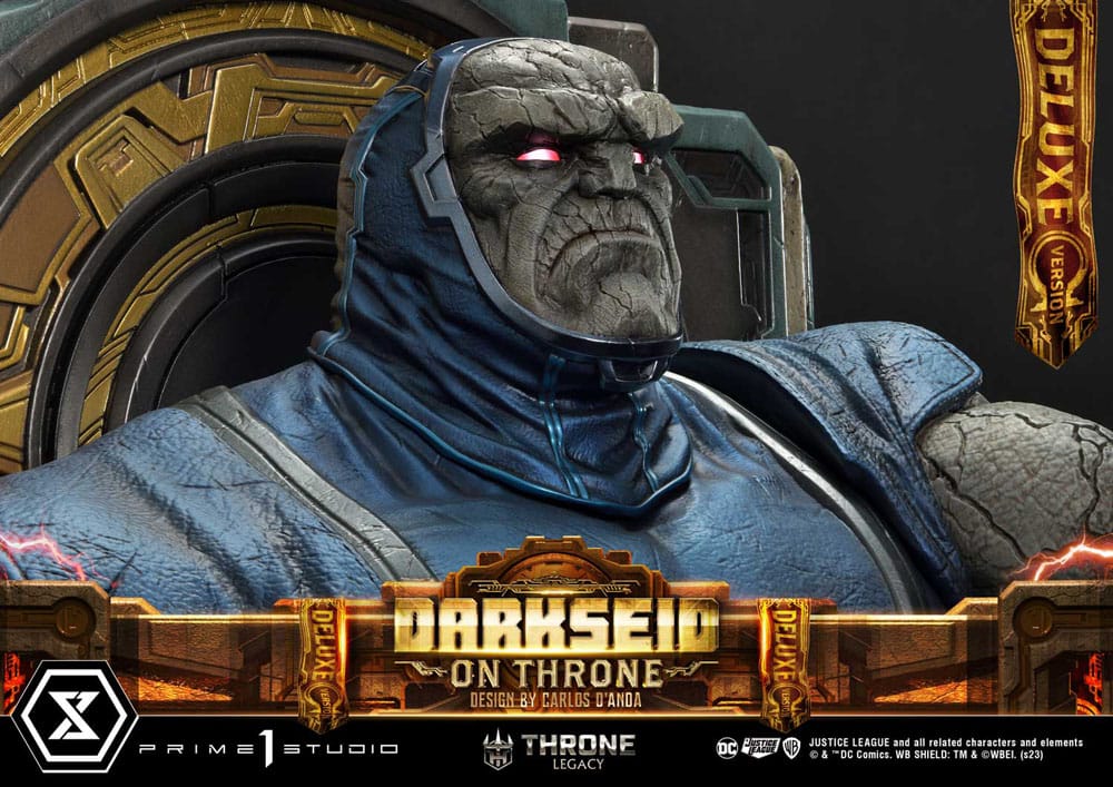Throne Legacy Series Estatua 1/4 Justice League (Comics) Darkseid on Throne Design by Carlos D'Anda Deluxe Bonus Version 65 cm - Z POP Toys
