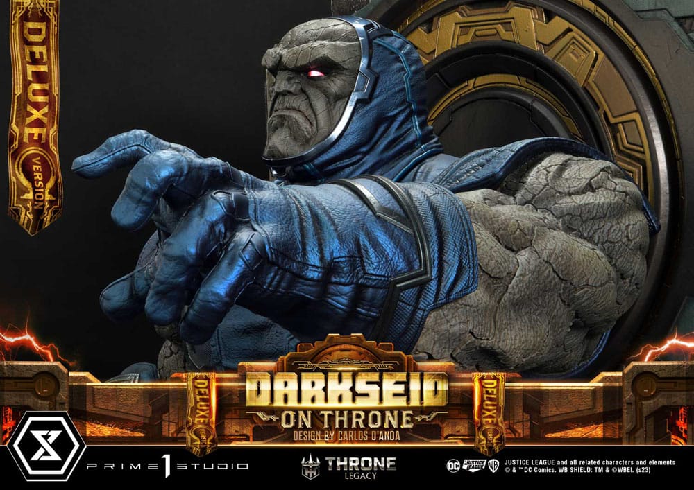 Throne Legacy Series Estatua 1/4 Justice League (Comics) Darkseid on Throne Design by Carlos D'Anda Deluxe Bonus Version 65 cm - Z POP Toys