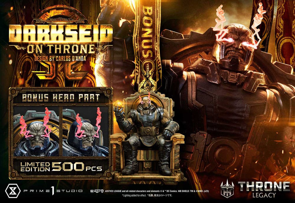 Throne Legacy Series Estatua 1/4 Justice League (Comics) Darkseid on Throne Design by Carlos D'Anda Deluxe Bonus Version 65 cm - Z POP Toys