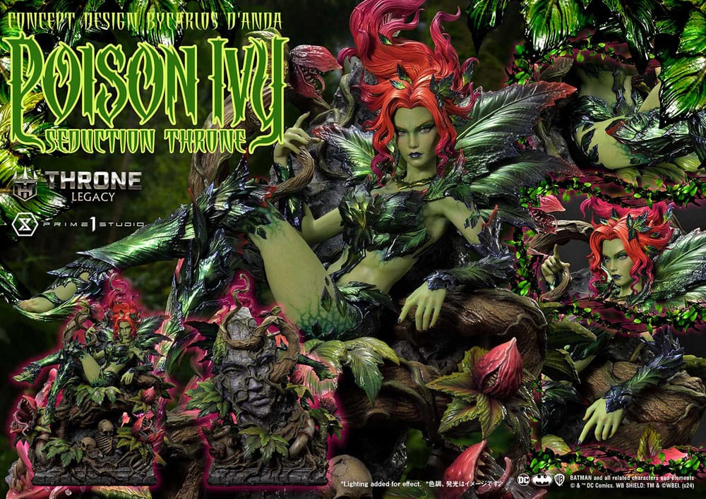 DC Comics Estatua 1/4 Throne Legacy Collection Batman Poison Ivy Seduction Throne 55 cm - Z POP Toys