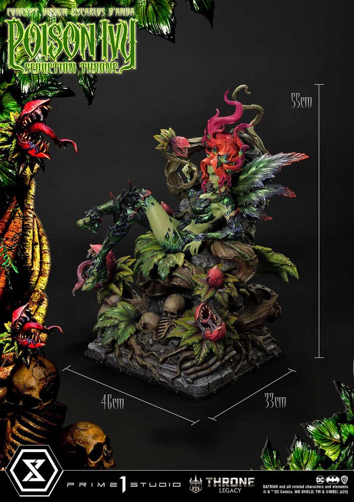 DC Comics Estatua 1/4 Throne Legacy Collection Batman Poison Ivy Seduction Throne 55 cm - Z POP Toys