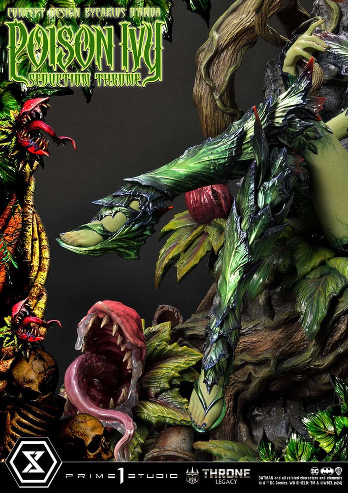 DC Comics Estatua 1/4 Throne Legacy Collection Batman Poison Ivy Seduction Throne Deluxe Bonus Version 55 cm - Z POP Toys