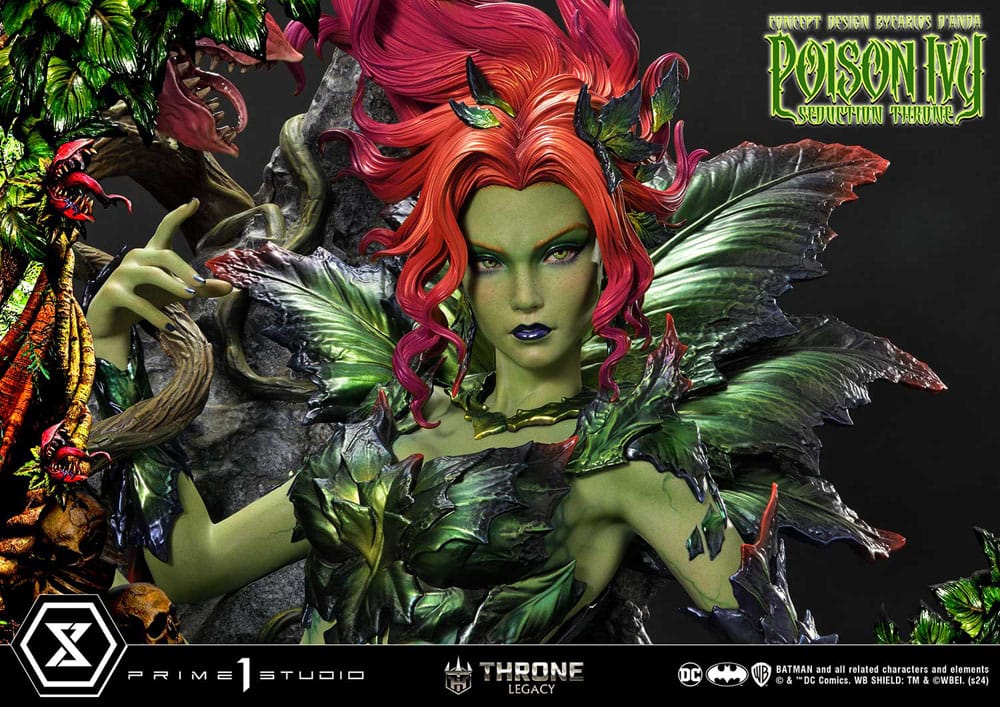DC Comics Estatua 1/4 Throne Legacy Collection Batman Poison Ivy Seduction Throne Deluxe Bonus Version 55 cm - Z POP Toys