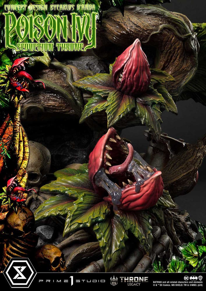 DC Comics Estatua 1/4 Throne Legacy Collection Batman Poison Ivy Seduction Throne Deluxe Bonus Version 55 cm - Z POP Toys