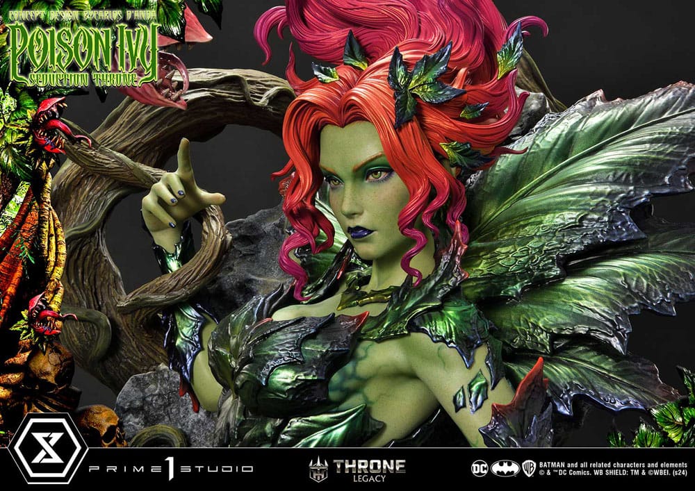 DC Comics Estatua 1/4 Throne Legacy Collection Batman Poison Ivy Seduction Throne Deluxe Bonus Version 55 cm - Z POP Toys