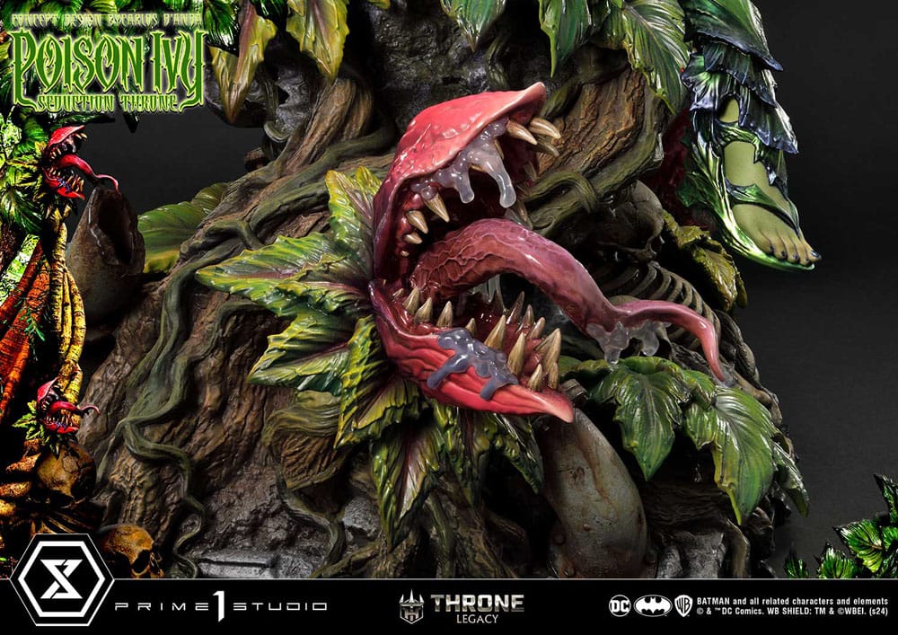 DC Comics Estatua 1/4 Throne Legacy Collection Batman Poison Ivy Seduction Throne Deluxe Bonus Version 55 cm - Z POP Toys