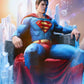 DC Comics Estatua 1/4 Throne Legacy Collection Superman Fortress of Solitude on Throne (Design by Gabriele Dell'Otto) 52 cm