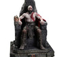 Throne Legacy God of War Series Estatua 1/3 Ragnarok Master Thyself Kratos 67 cm