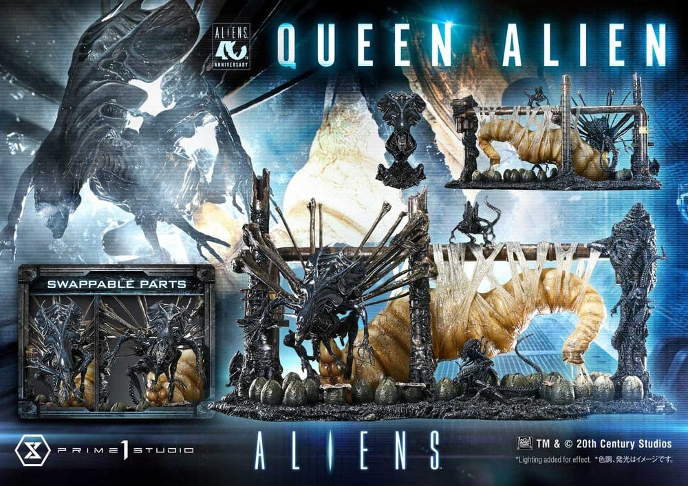 Aliens (Film) Ultimate Diorama Masterline Estatua Queen Alien 75 cm