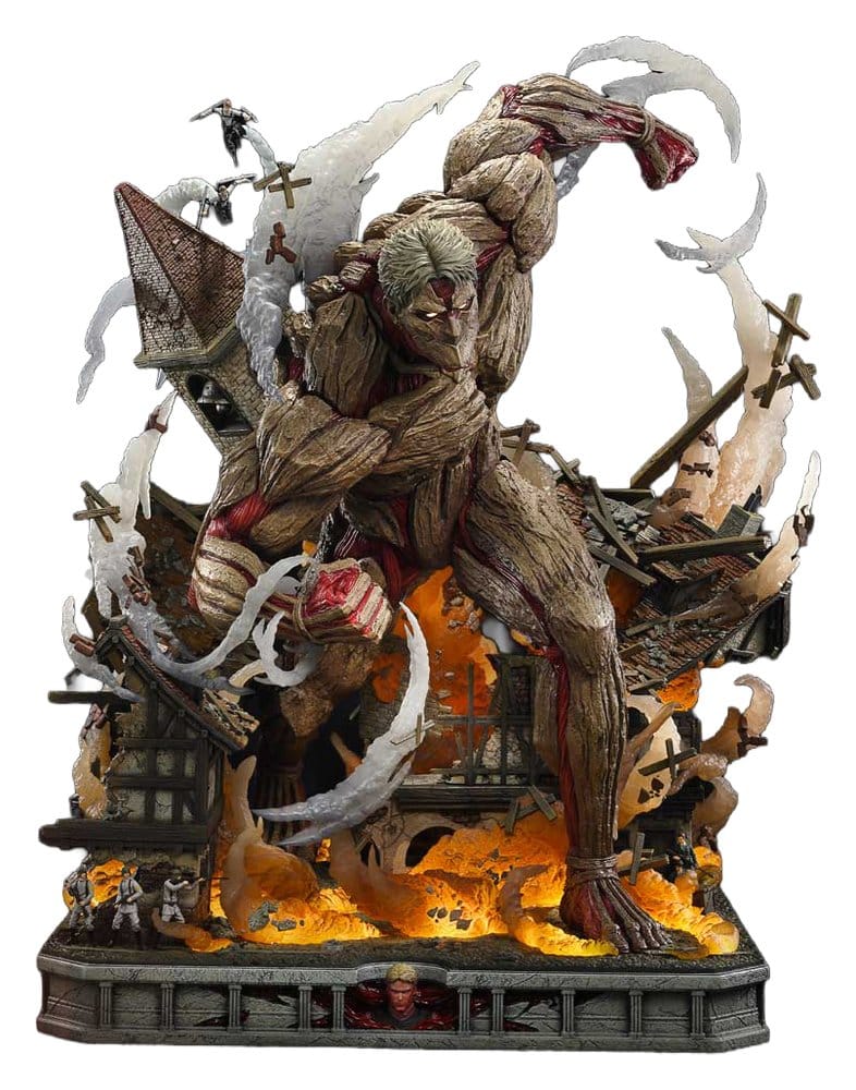 Ataque a los Titanes (TV animation) Ultimate Diorama Masterline Estatua Reiner Braun Armored Titan Bonus Version 75 cm
