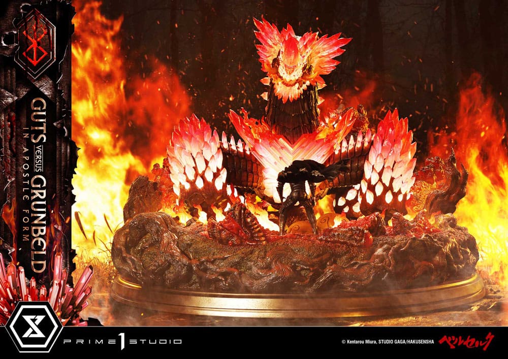 Berserk Estatua Ultimate Diorama Masterline Series Berserk Guts vs. Grunbeld in Apostle Form 58 cm