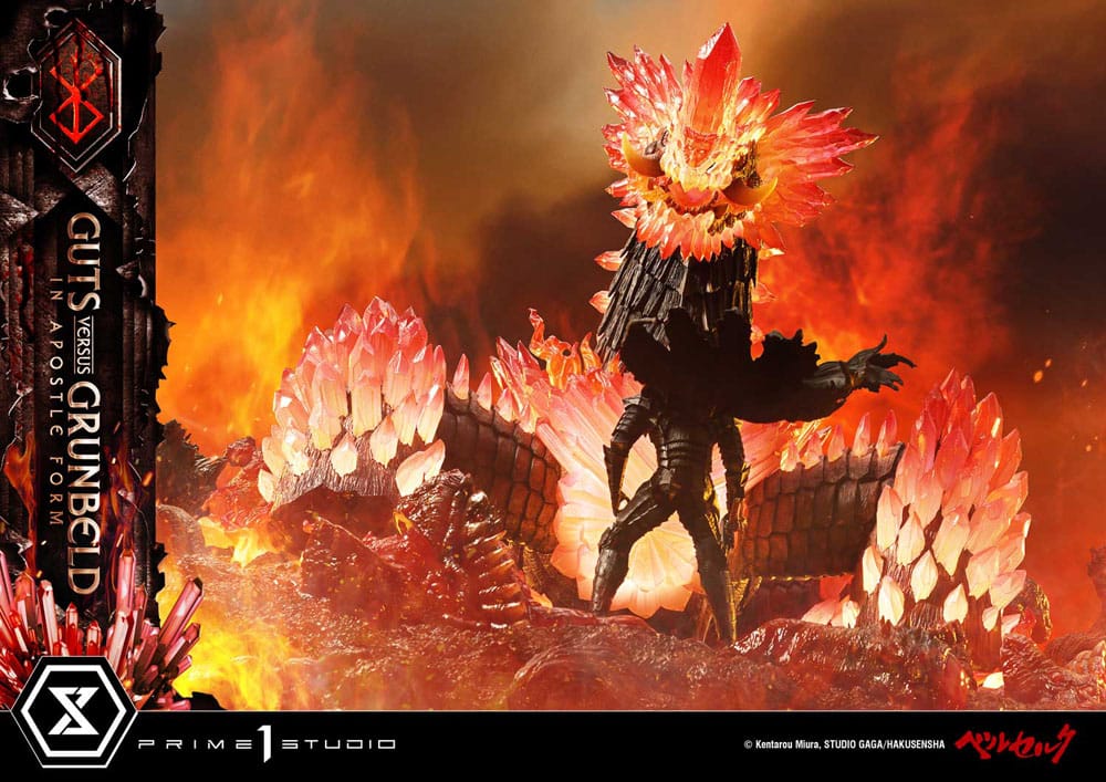 Berserk Estatua Ultimate Diorama Masterline Series Berserk Guts vs. Grunbeld in Apostle Form 58 cm