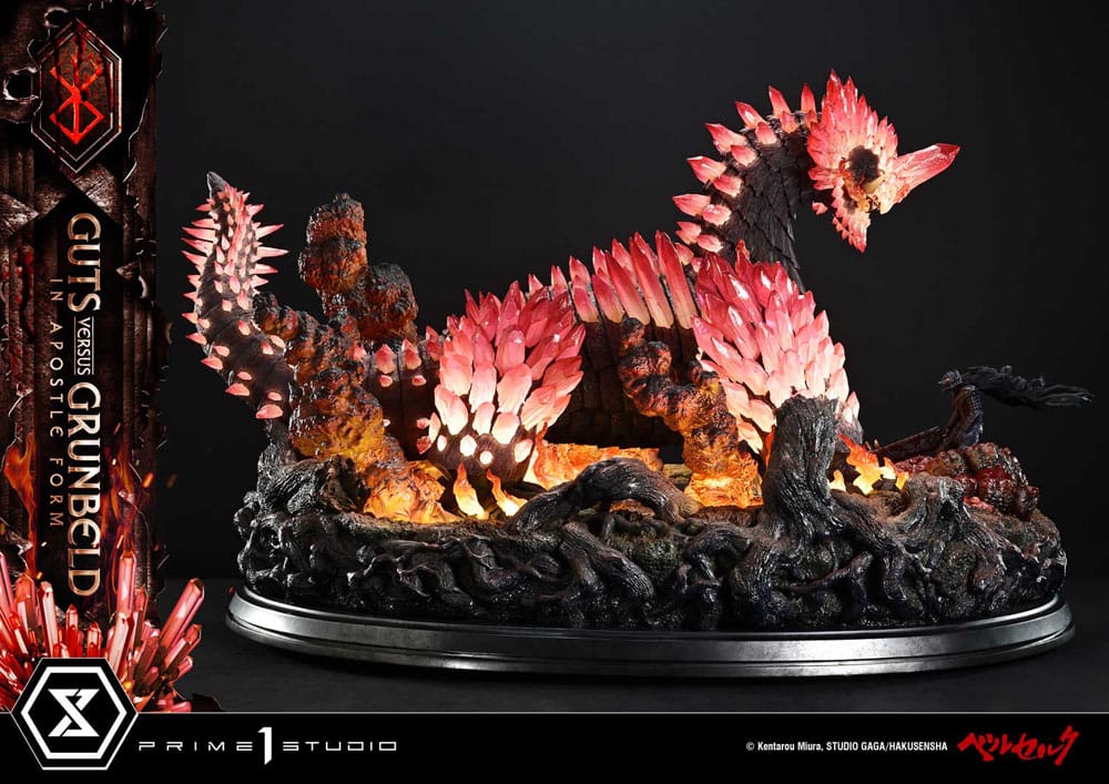Berserk Estatua Ultimate Diorama Masterline Series Berserk Guts vs. Grunbeld in Apostle Form 58 cm