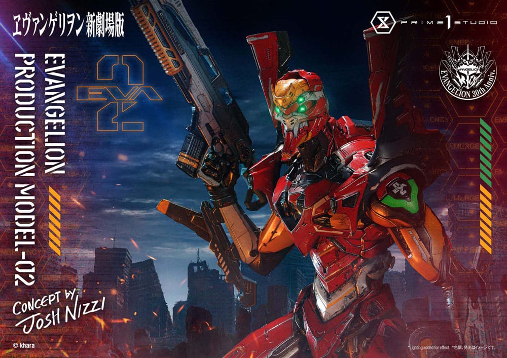 Rebuild of Evangelion Estatua Ultimate Diorama Masterline Series Evangelion Production Model-02 (Concept By Josh Nizzi) 73 cm