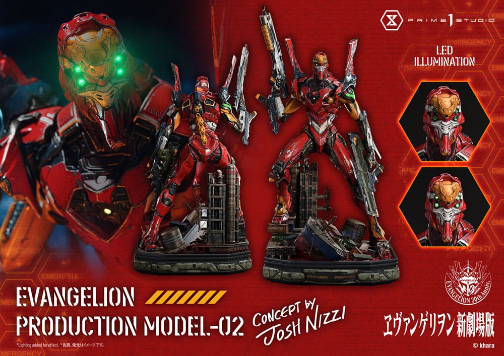 Rebuild of Evangelion Estatua Ultimate Diorama Masterline Series Evangelion Production Model-02 (Concept By Josh Nizzi) 73 cm