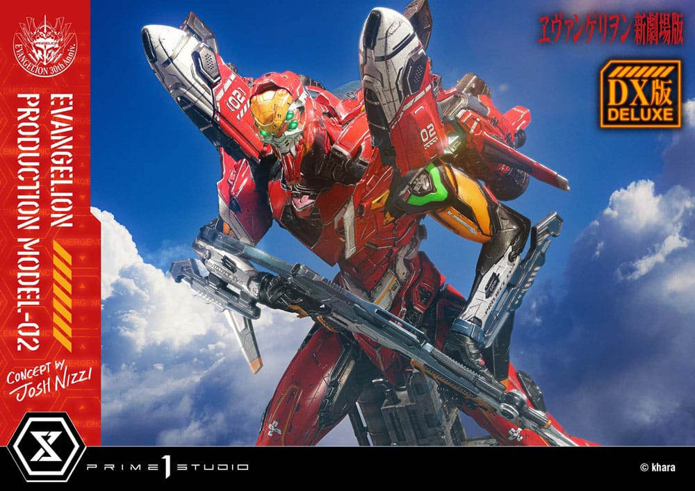 Rebuild of Evangelion Estatua Ultimate Diorama Masterline Series Evangelion Production Model-02 (Concept By Josh Nizzi) Deluxe Version 73 cm