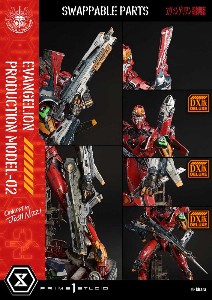 Rebuild of Evangelion Estatua Ultimate Diorama Masterline Series Evangelion Production Model-02 (Concept By Josh Nizzi) Deluxe Version 73 cm