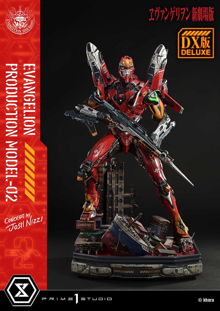 Rebuild of Evangelion Estatua Ultimate Diorama Masterline Series Evangelion Production Model-02 (Concept By Josh Nizzi) Deluxe Version 73 cm