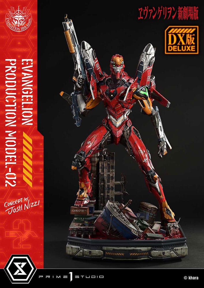 Rebuild of Evangelion Estatua Ultimate Diorama Masterline Series Evangelion Production Model-02 (Concept By Josh Nizzi) Deluxe Bonus Version 73 cm