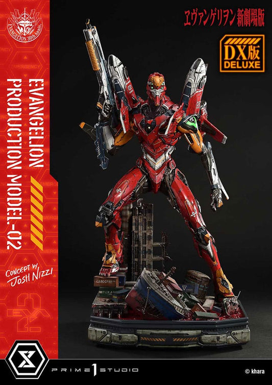 Rebuild of Evangelion Estatua Ultimate Diorama Masterline Series Evangelion Production Model-02 (Concept By Josh Nizzi) Deluxe Bonus Version 73 cm