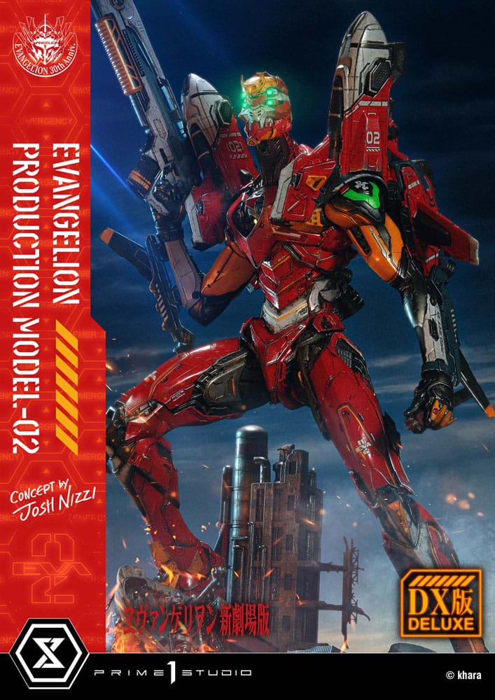 Rebuild of Evangelion Estatua Ultimate Diorama Masterline Series Evangelion Production Model-02 (Concept By Josh Nizzi) Deluxe Bonus Version 73 cm