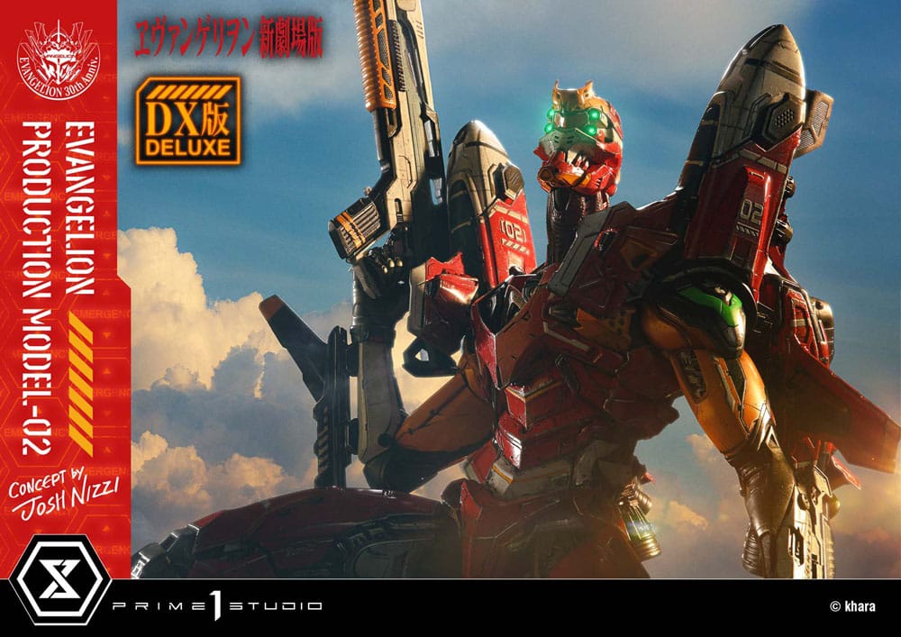 Rebuild of Evangelion Estatua Ultimate Diorama Masterline Series Evangelion Production Model-02 (Concept By Josh Nizzi) Deluxe Bonus Version 73 cm