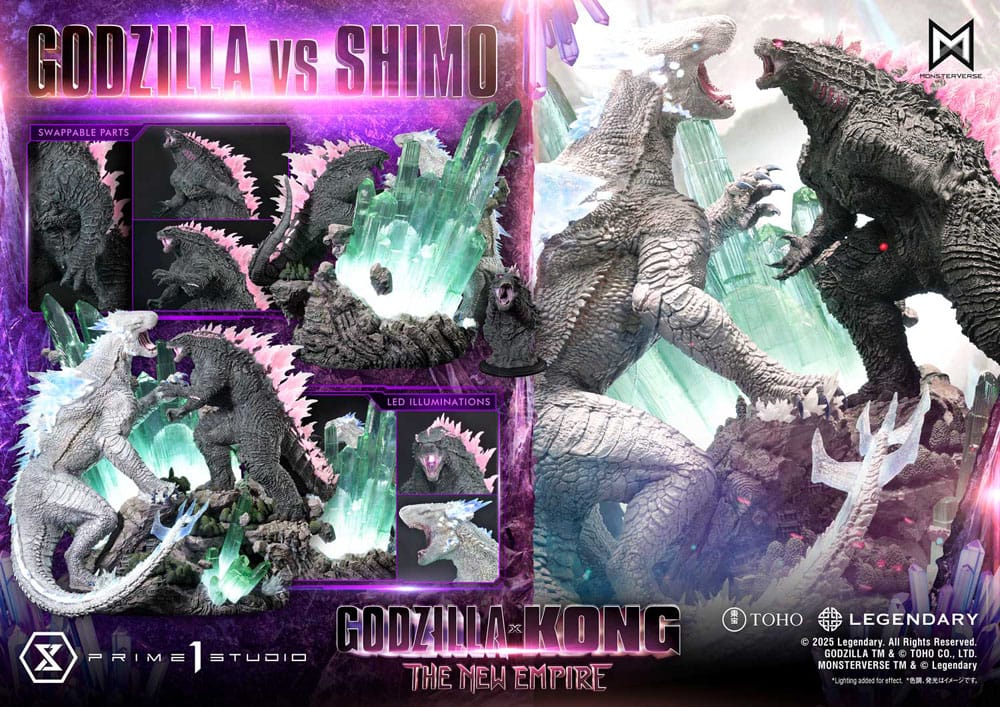 Godzilla x Kong: The New Empire Estatua Ultimate Diorama Masterline Series Godzilla vs Shimo 86 cm