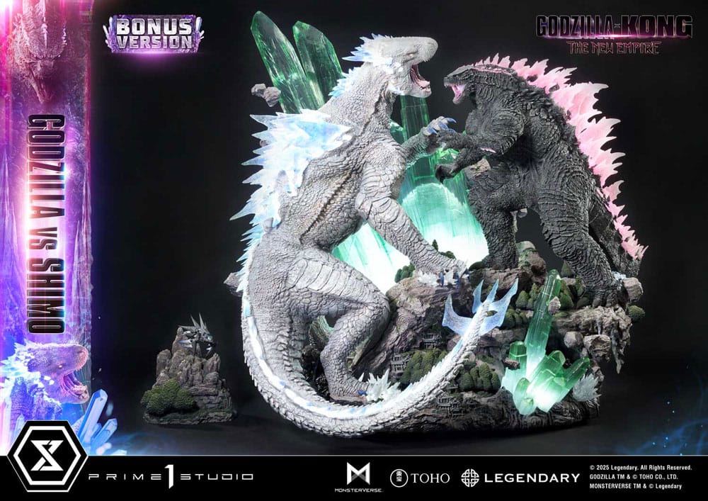 Godzilla x Kong: The New Empire Estatua Ultimate Diorama Masterline Series Godzilla vs Shimo Bonus Version 86 cm