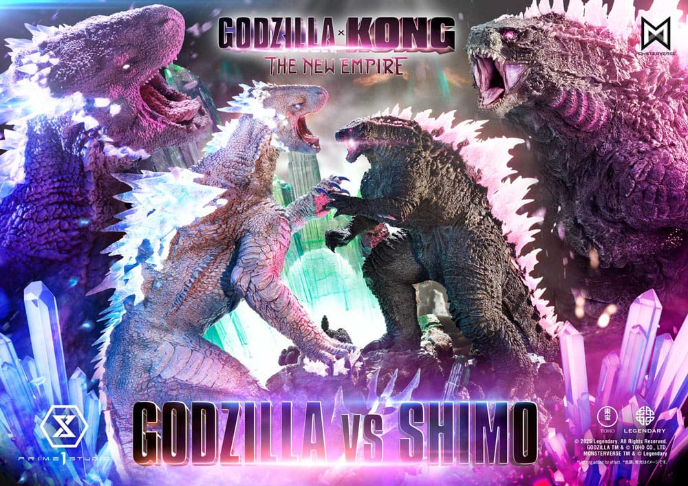 Godzilla x Kong: The New Empire Estatua Ultimate Diorama Masterline Series Godzilla vs Shimo Bonus Version 86 cm