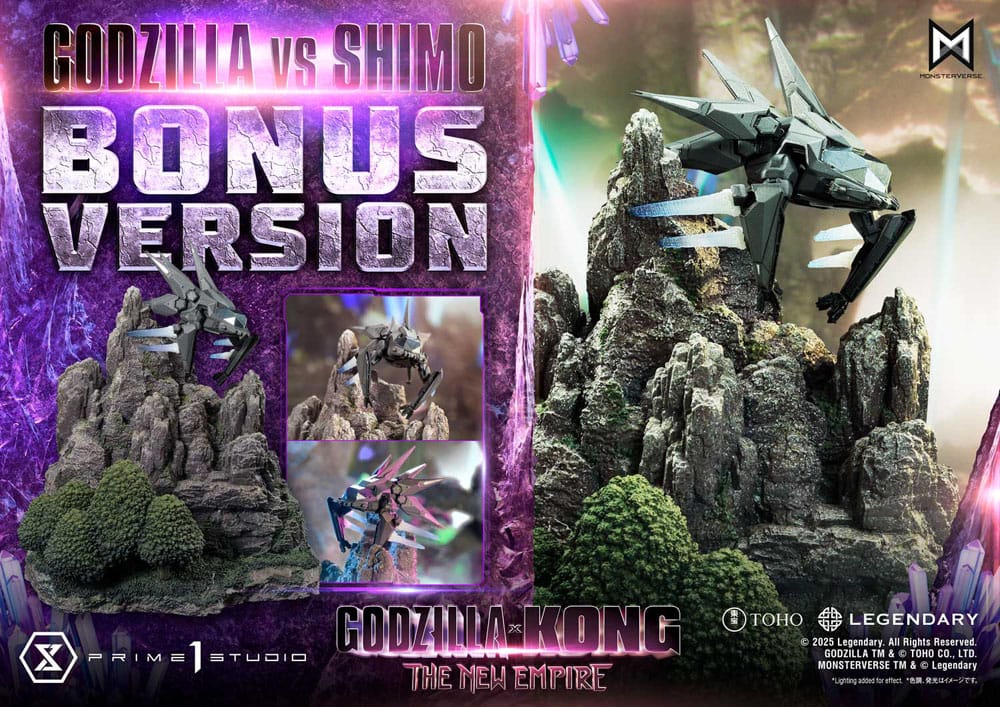 Godzilla x Kong: The New Empire Estatua Ultimate Diorama Masterline Series Godzilla vs Shimo Bonus Version 86 cm