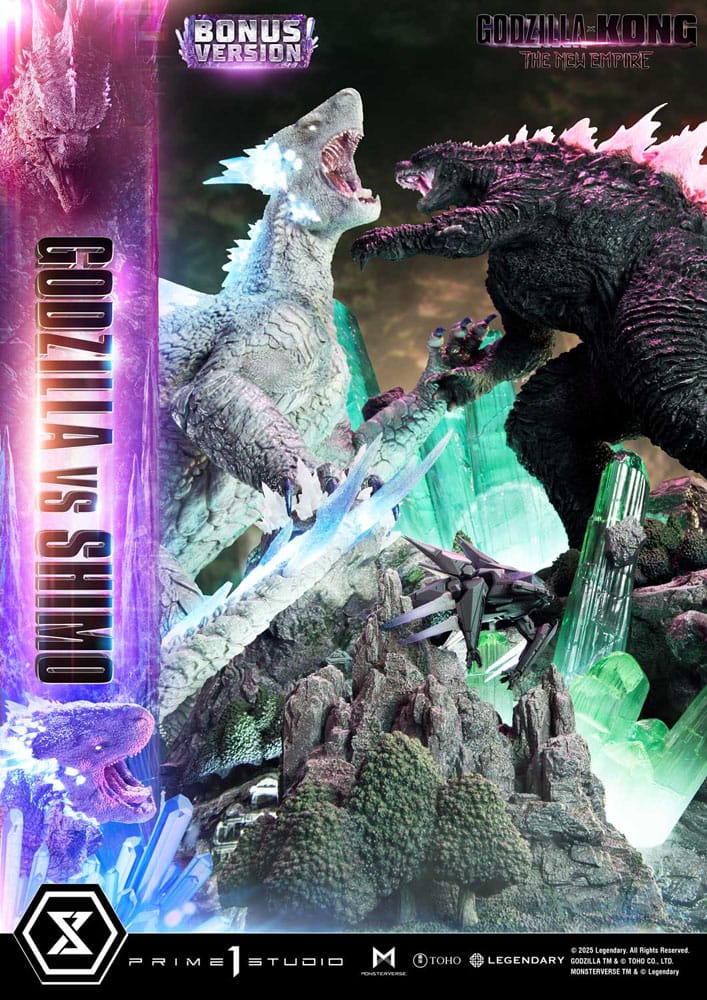 Godzilla x Kong: The New Empire Estatua Ultimate Diorama Masterline Series Godzilla vs Shimo Bonus Version 86 cm