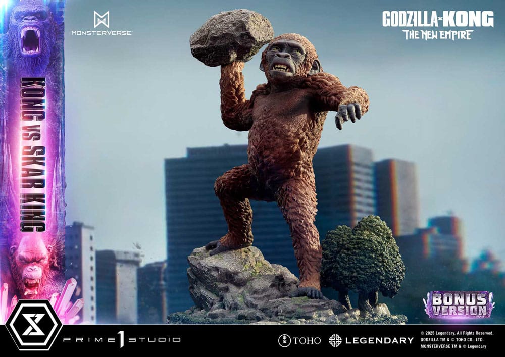 Godzilla x Kong: The New Empire Estatua Ultimate Diorama Masterline Series Kong vs Skar King Bonus Version 104 cm