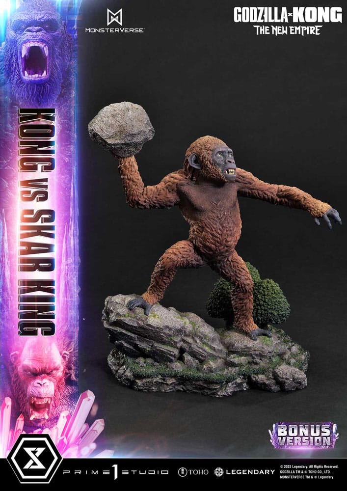 Godzilla x Kong: The New Empire Estatua Ultimate Diorama Masterline Series Kong vs Skar King Bonus Version 104 cm