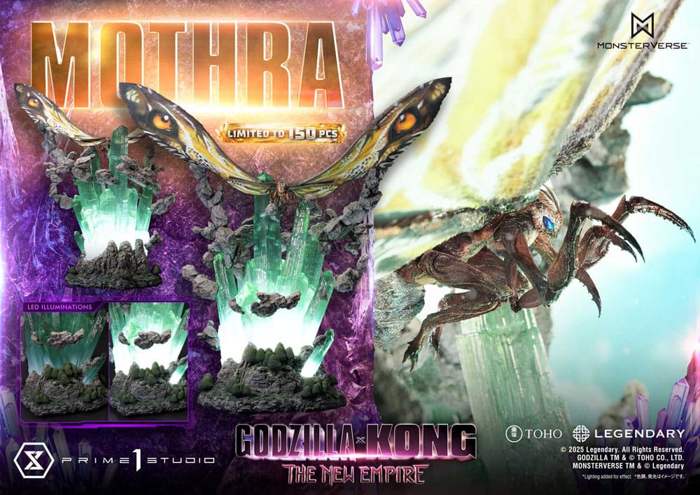 Godzilla x Kong: The New Empire Estatua Ultimate Diorama Masterline Series Mothra 113 cm